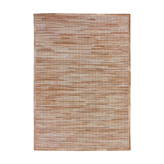 Colorscope contemporary indoor rug premium soft hide leather natural 160x230cm