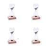 4x IS GIFT Sands Of Time Magnetic Hourglass Home Decor 17cm