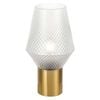 Telbix Clear/Antique Gold Rene Table Lamp