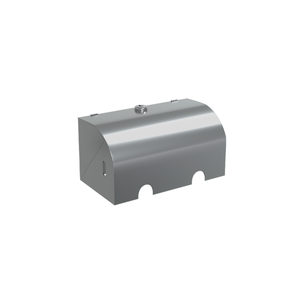 Metlam Australia Satin Stainless Steel Double Lockable Toilet Roll Holder