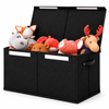Keezi Kids Toy Box Large Chest Storage with Flip-Top Lid Foldable Organizer Bins
