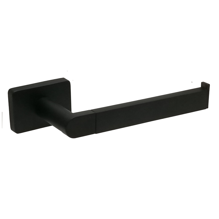 Barelli Matte Black Rigoni Toilet Roll Holder