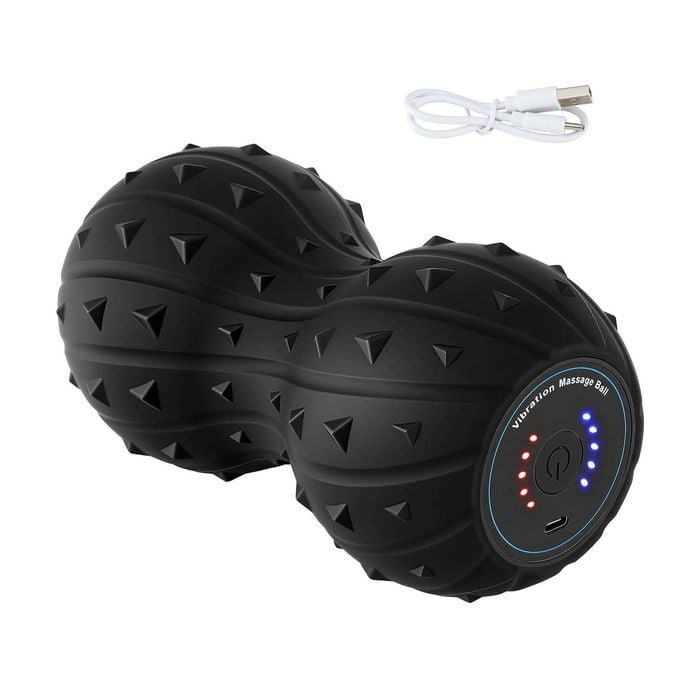 Everfit Electric Vibrating Peanut Massage Ball 5 Adjustable Level Deep Muscle Recovery Home Gym