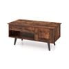 Costway Lift-top Coffe Table Wooden Coffee Table Hidden Storage Cabinet Coffee