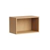 Kaboodle 200-299mm Oak Latte Customisable Slimline Open Shelf