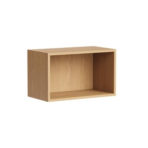 Kaboodle 200-299mm Oak Latte Customisable Slimline Open Shelf