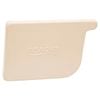 COLORBOND 115mm LH Quad Gutter Stop End - Classic Cream