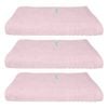 3x Bas Phillips Hayman Zero Twist Hand Towel 600gsm Cotton 60x40cm Orchid