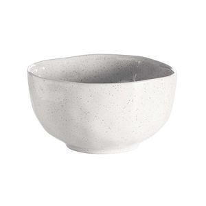Speckle Stoneware Noodle Bowl Milk 14cm Ecology