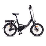 NCM Paris Max N8R Folding E-Bike, 250W-500W, 36V 14Ah 504Wh Battery [Black 20]