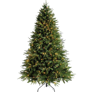TEGAL Christmas Trees with Lights 1.8m 865 Tips Fluffy Slim Xmas Tree Decorations