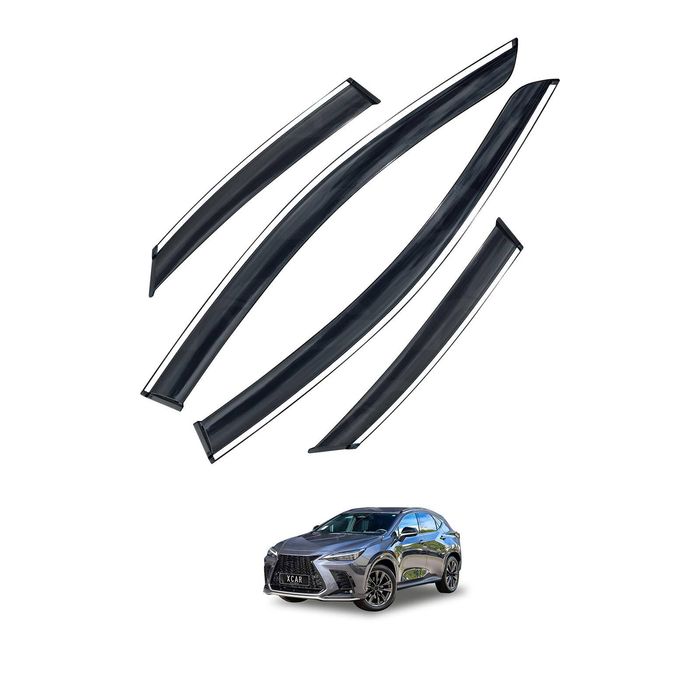 Weathershields for Lexus NX250 NX350 NX350h NX450h 2022-Onwards Car Weather Shields Wind Deflectors Window Sun Visor 4 Pcs