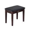 Alpha 55x34cm Piano Bench Stool with Storage Adults Wooden PU Leather Brown