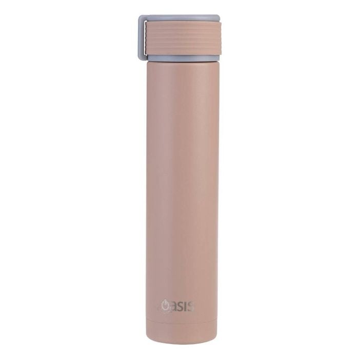 Oasis Skinny Mini Stainless Steel Double Wall Insulated Drink Bottle with Powdercoat 250ml
