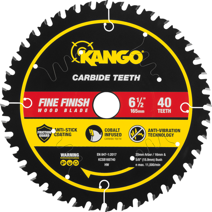 Kango 165mm 40T Wood Circular Saw Blade
