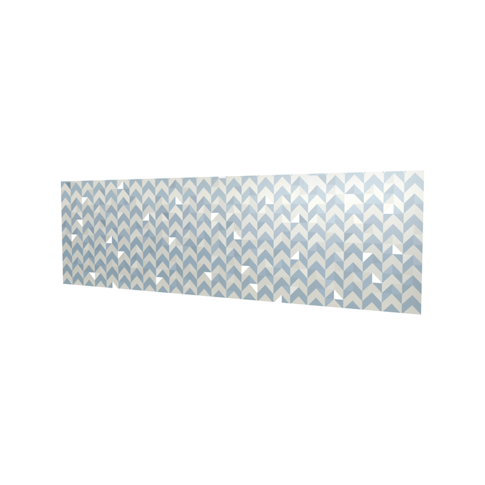 Bellessi 730 x 895 x 5mm Herringbone Motiv Glass Filler Panel