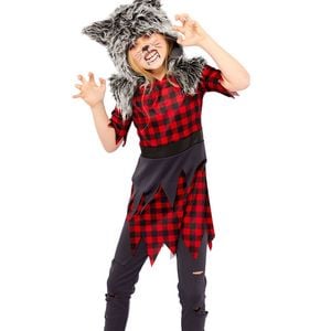 Miss Hungry Howler Teen Girls Werewolf Halloween Costume - 12-14