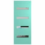 Hume Doors 1980 x 860 x 40mm Newington XN5 Entrance Door Glazed Clear