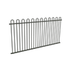 ProtectorAl 1201 - 2399 x 1200mm Woodland Grey Aluminium Loop Top Pool Fence Panel