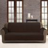 Custom Fit 2-Seater Sofa Cover Protector Coffee