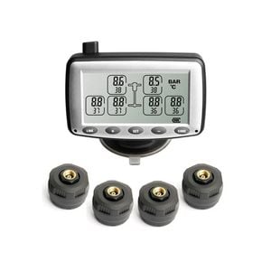 Caravan Trailer Tpms With High-pressure Anti-theft External Cap 4x Sensors