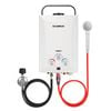 Camplux 8L Portable LPG Gas Water Heater with ECO & Full Knob - White