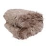Bloomington Natural Tone Faux Fur Long Hair Extra Large Throw Blanket Mocha