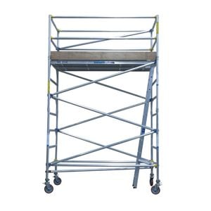Instant Access 1.3 x 2.5 x 3m 225kg Aluminium Double Width Mobile Scaffold Tower