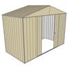 Build-a-Shed 3.0 x 1.5 x 2.3m Double Sliding Door Shed - Cream