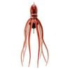 280g Mustad Red InkVader Octopus Soft Bait Fishing Lure - Squirts Soluble Scented Ink