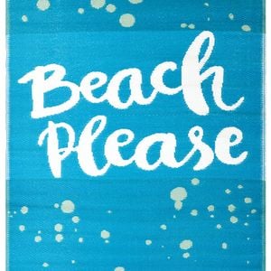 Reversible Indoor/outdoor Mats - Chatai-2772-ocean Blue-90x150