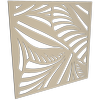 ProtectorAl 300-1200 x 300-1200mm Paperbark Jungle Unframed Solid Aluminium Decorative Panel