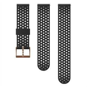 Suunto 20mm Athletic 1 Silicone Strap Black Copper S+m