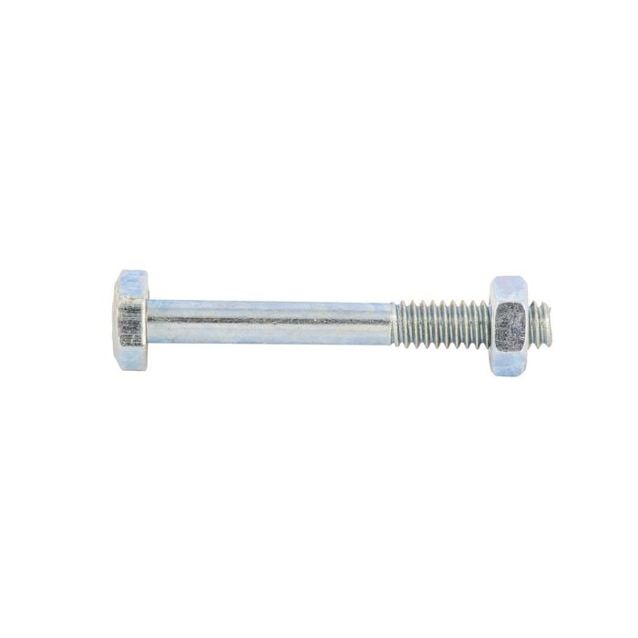 Zenith M6 x 60mm Zinc Plated Hex Bolt And Nut