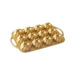 Nordic Ware Cast Aluminium Gold 12 Braided Mini Pan