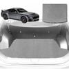 6D Diamond Car Boot Mat for Ford Mustang (S550)2015-2024- (without right ear)-Cargo Mat-Grey-Outback GT