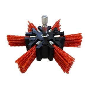 Josco 100mm Abrasive Nylon Fan Grinder Brush