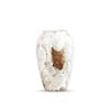 SOGA 30x19cm Ceramic Vase – Gradient White