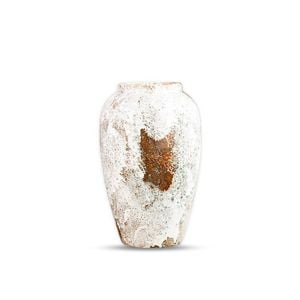 SOGA 30x19cm Ceramic Vase – Gradient White