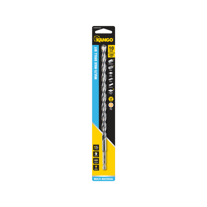 Kango 10 x 260mm Multi-Max Multi Material Drill Bit