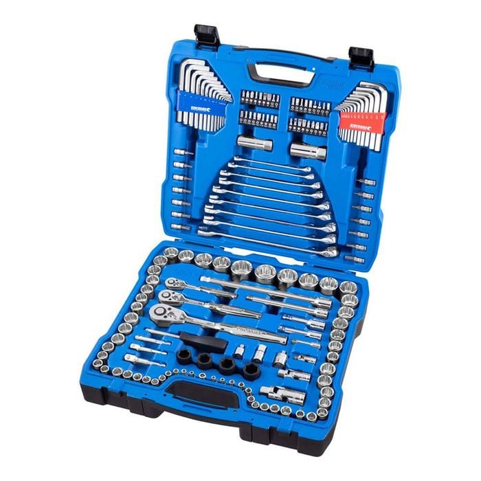Kincrome 1/4", 3/8" & 1/2"Drive Metric and Imperial Socket Set - 165 Piece