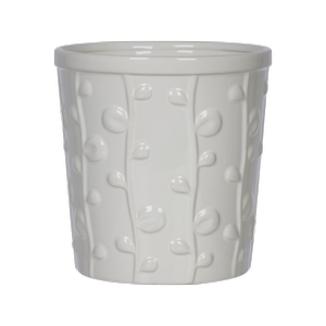 Northcote Pottery 16cm Vine White Pot