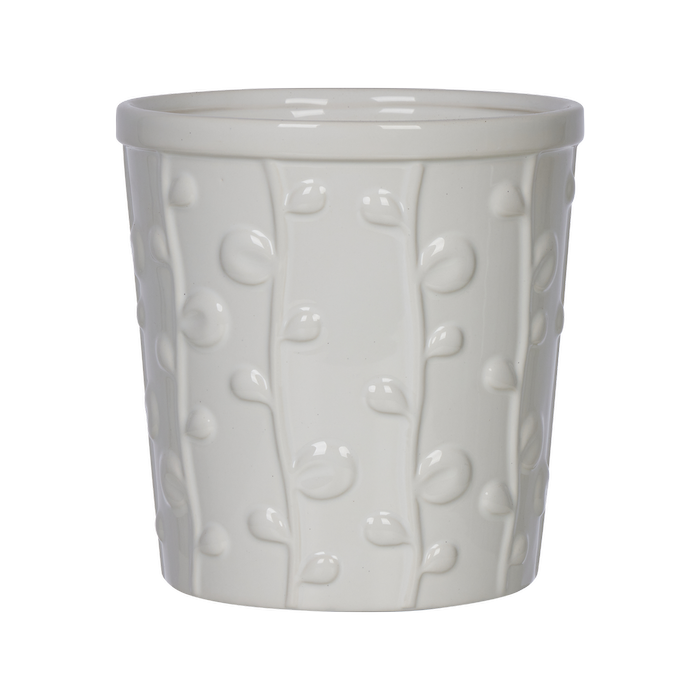 Northcote Pottery 16cm Vine White Pot