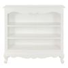 Queen Anne Low Bookcase - White