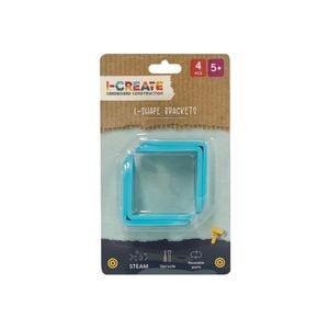 I-Create L Shape Brackets - 4 Piece 