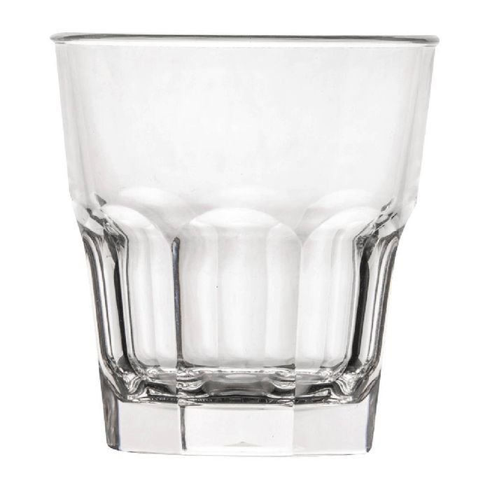 Polysafe Rocks Tumbler Unbreakable Polycarbonate Ps-4 24 Pack 240ml Stackable Dishwasher Safe Commercial Glassware