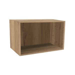 Kaboodle 400-499mm Hazelnut V Customisable Open Slimline Shelf