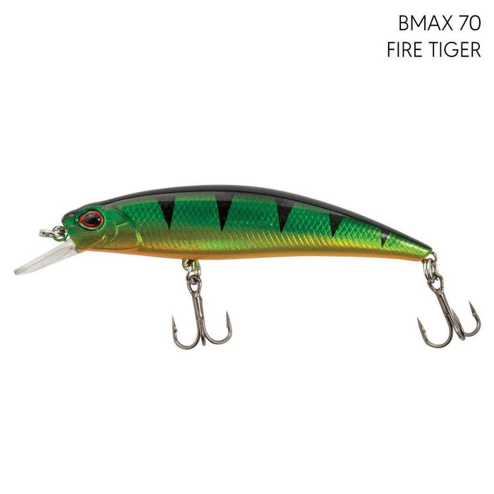 Black Magic BMAX 70mm Hard Body Fishing Lure Fire Tiger