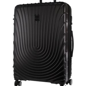 Pierre Cardin Medium Hard-shell Suitcase Travel Luggage Bag 70cm Black