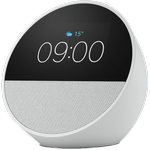 Amazon Echo Glacier White Spot Smart Alarm Clock 2024